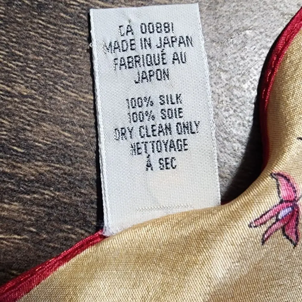 Collection XIIX Silk Floral Kite Scarf Shawl
